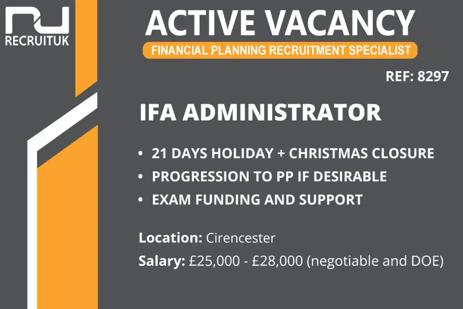 IFA Administrator, Cirencester