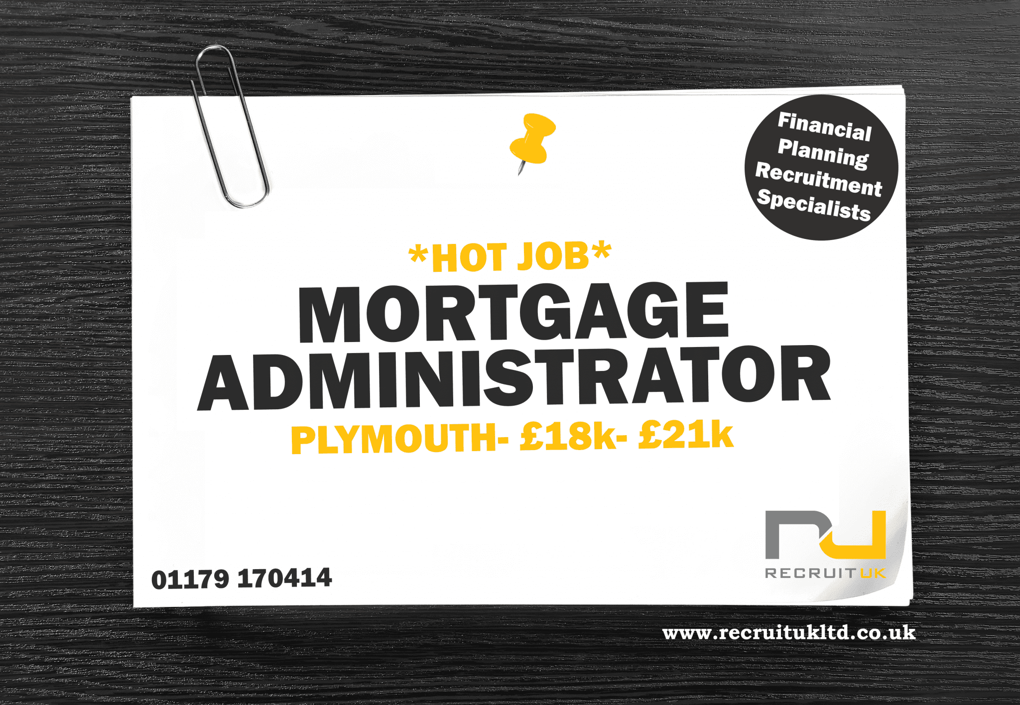 Mortgage Administrator - Plymouth