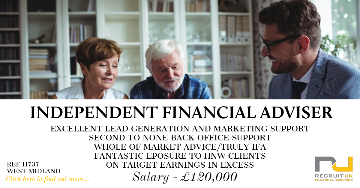 Independent Financial Adviser - Recruit UK