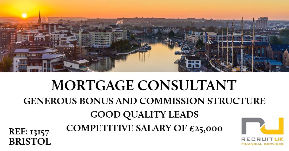 Mortgage Consultant in Bristol to join a wellestablished IFA practice.