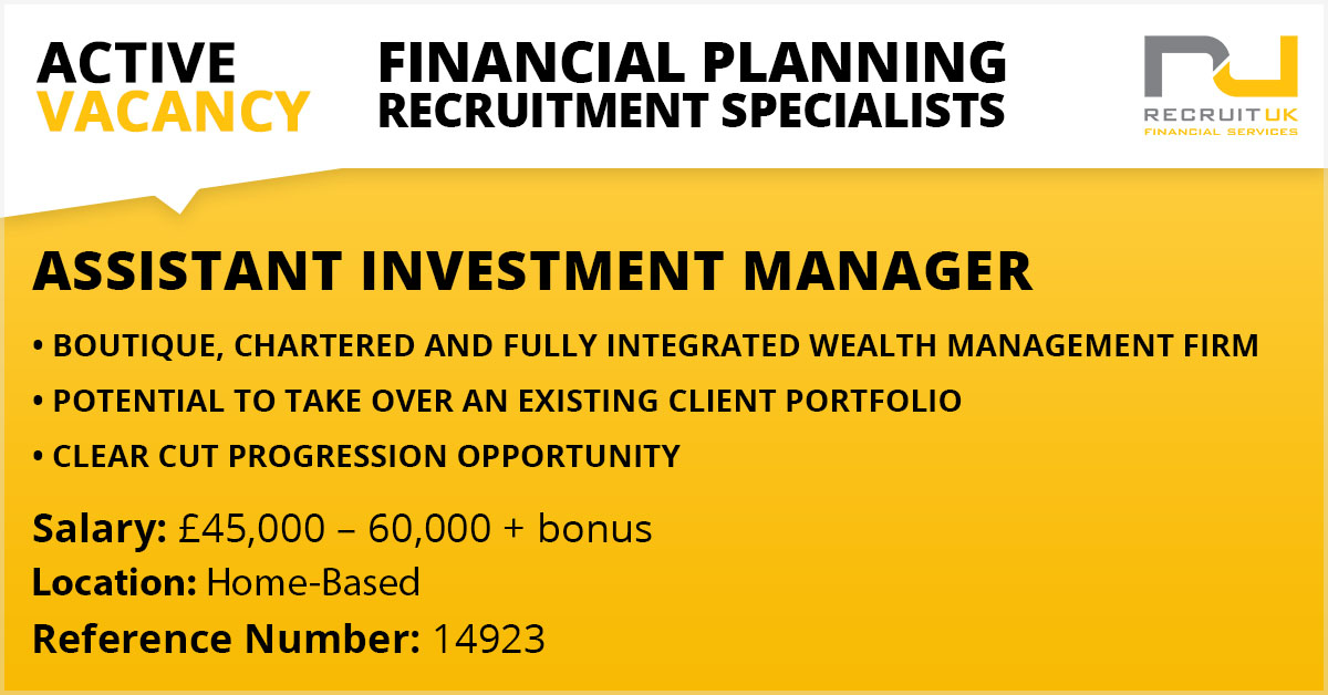Investment Management Jobs Recruit UK