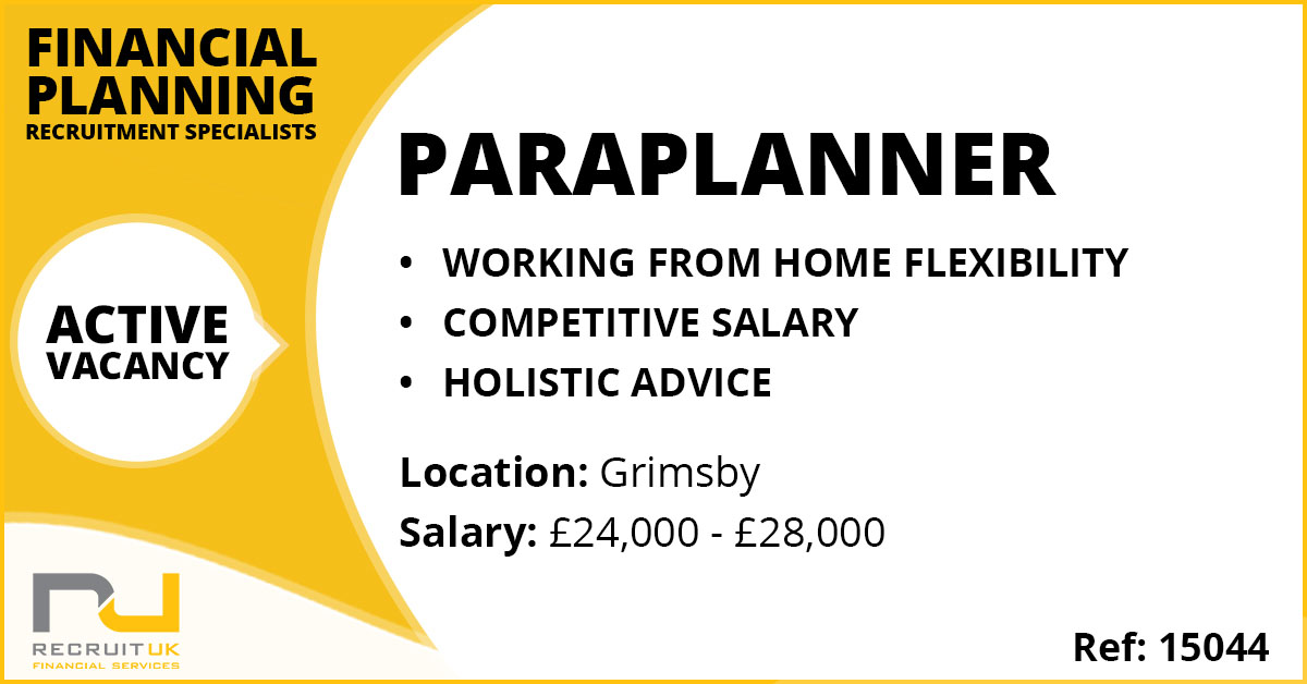 Paraplanner Jobs Recruit UK