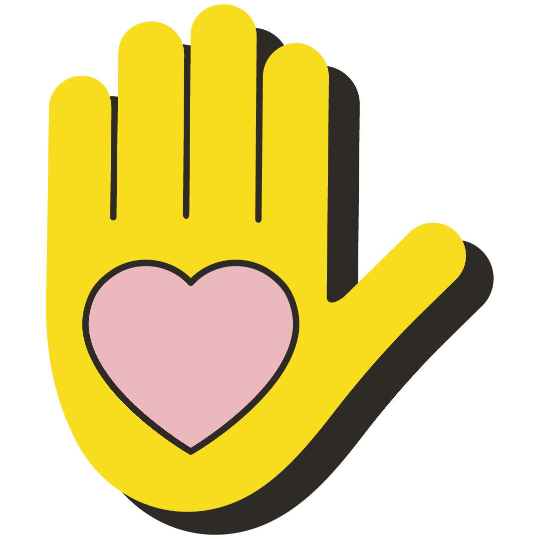 RecruitUK Value Icon - Hand with a heart inside
