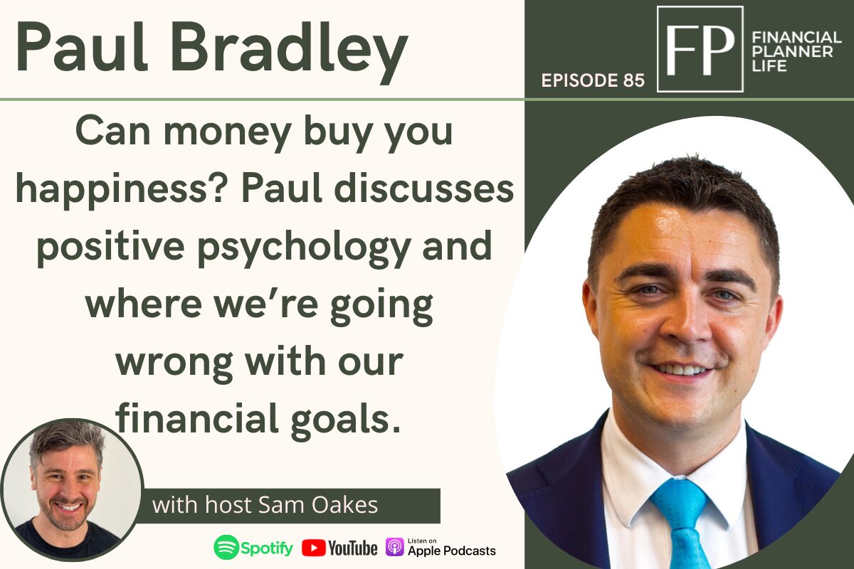 Paul Bradley - Can money buy you happiness? Podcast cover photo