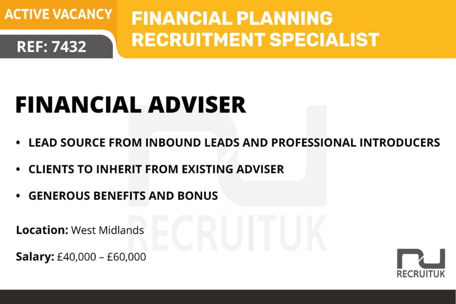 Financial Adviser, Coventry