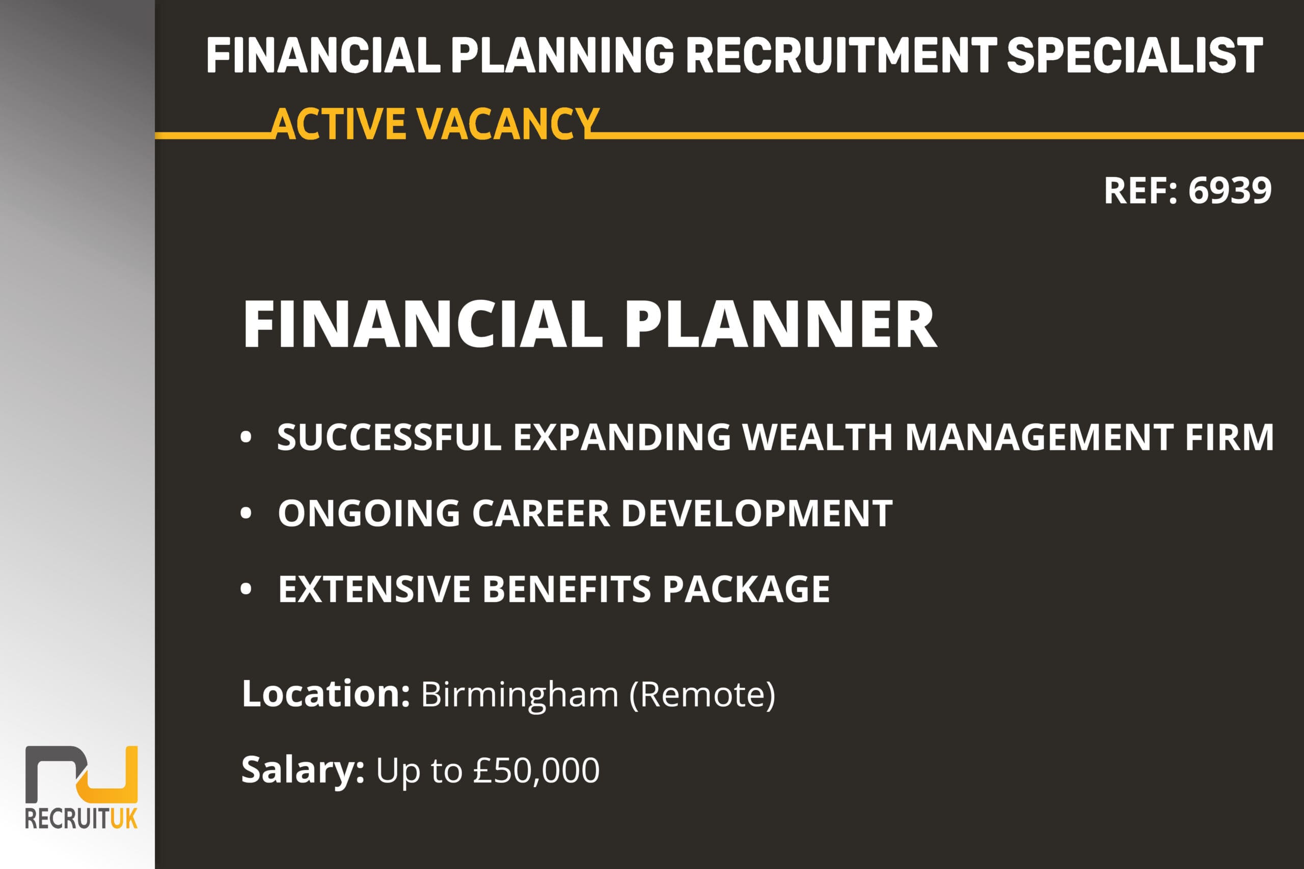 Financial Planner in the West Midlands to join an Independent Financial