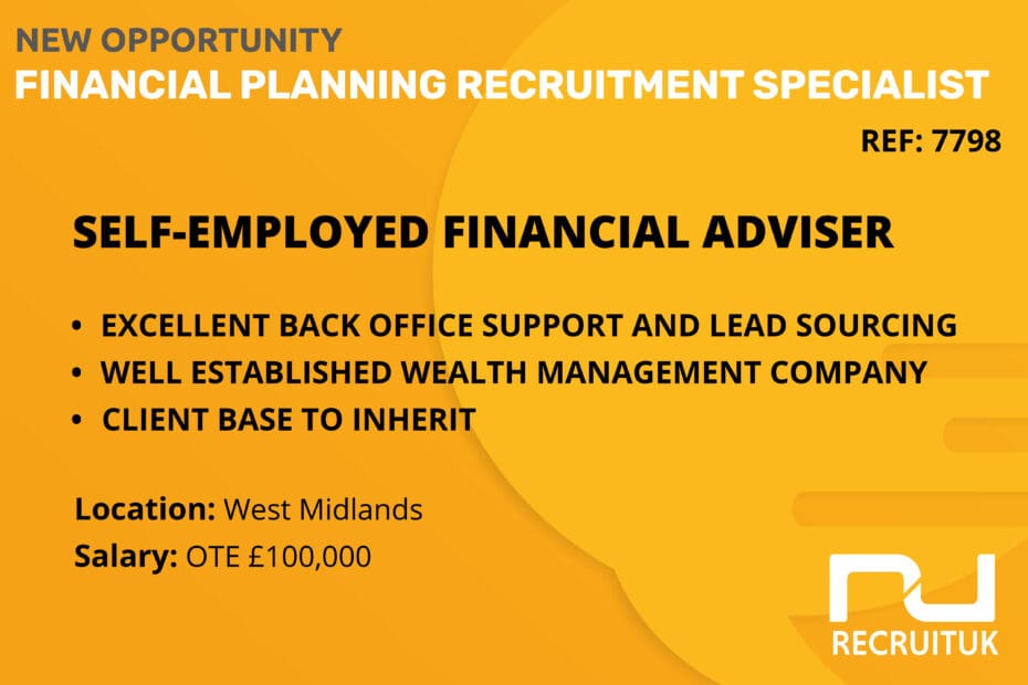 Self-Employed Financial Adviser, West Midlands