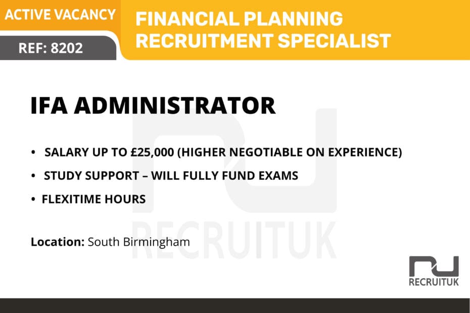 IFA Administrator, South Birmingham