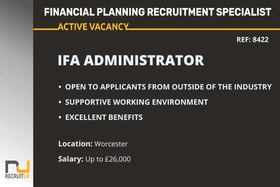 IFA Administrator, Worcester