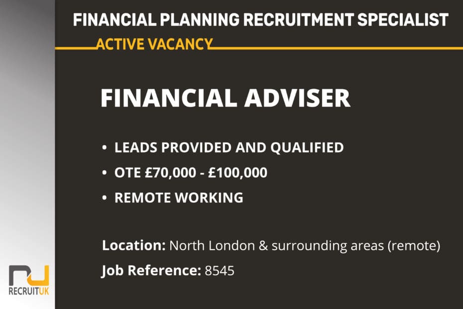 Financial Adviser, North London