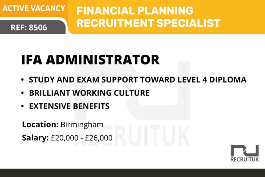 IFA Administrator, Birmingham