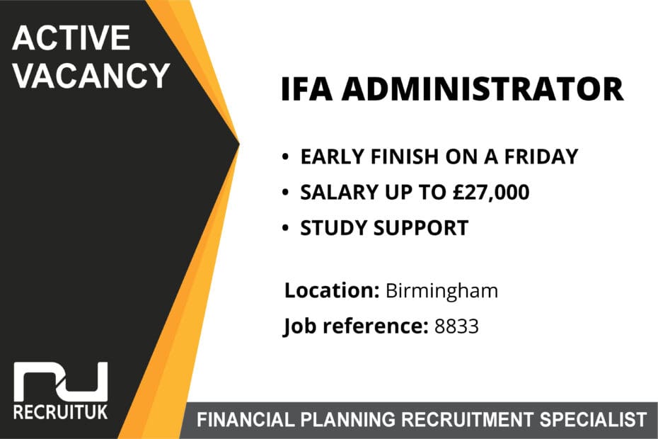 IFA Administrator, Birmingham