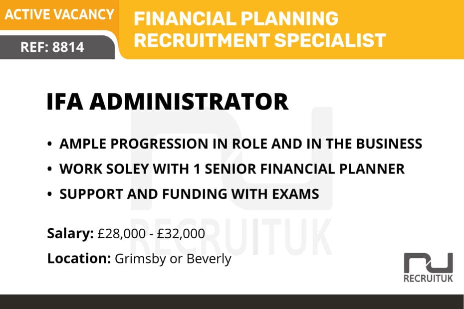 IFA Administrator, Grimsby or Beverly