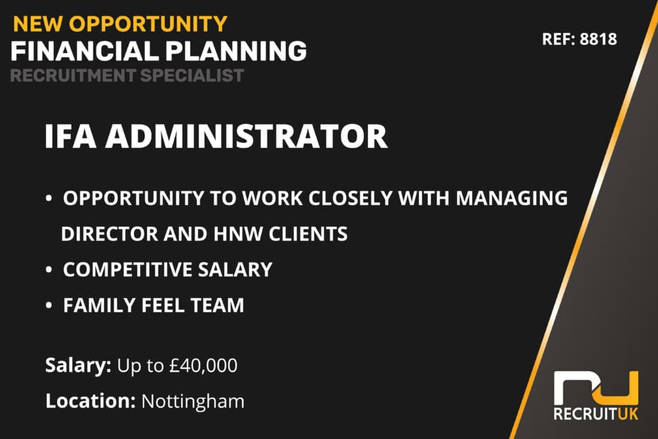 IFA Administrator, Nottingham