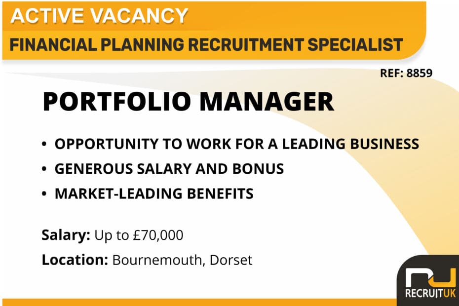 Portfolio Manager, Bournemouth, Dorset