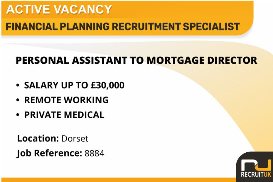 Personal Assistant to Mortgage Director, Dorset