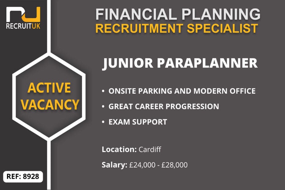 Junior Paraplanner, Cardiff