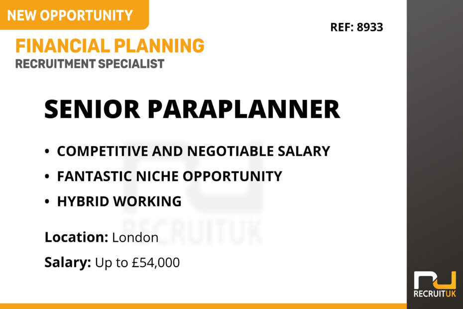 Senior Paraplanner, London