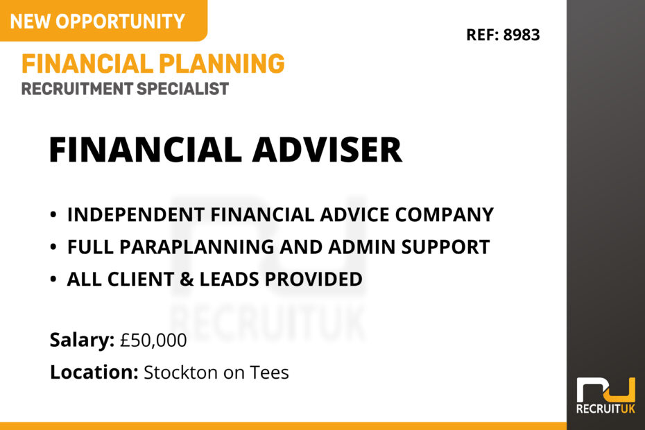 Financial Adviser, Stockton on Tees