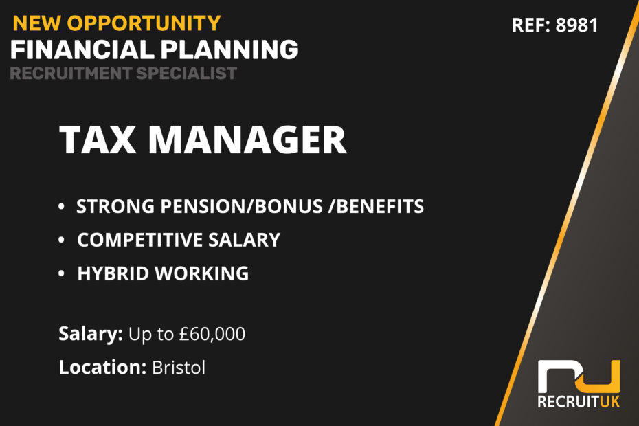 Tax Manager, Bristol