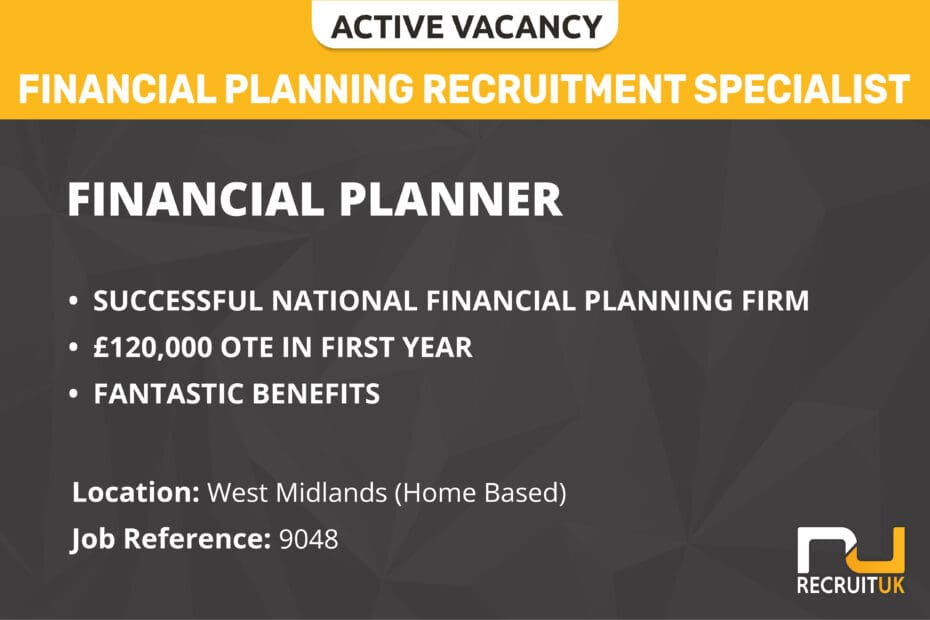 Financial Planner, West Midlands (Home Based)