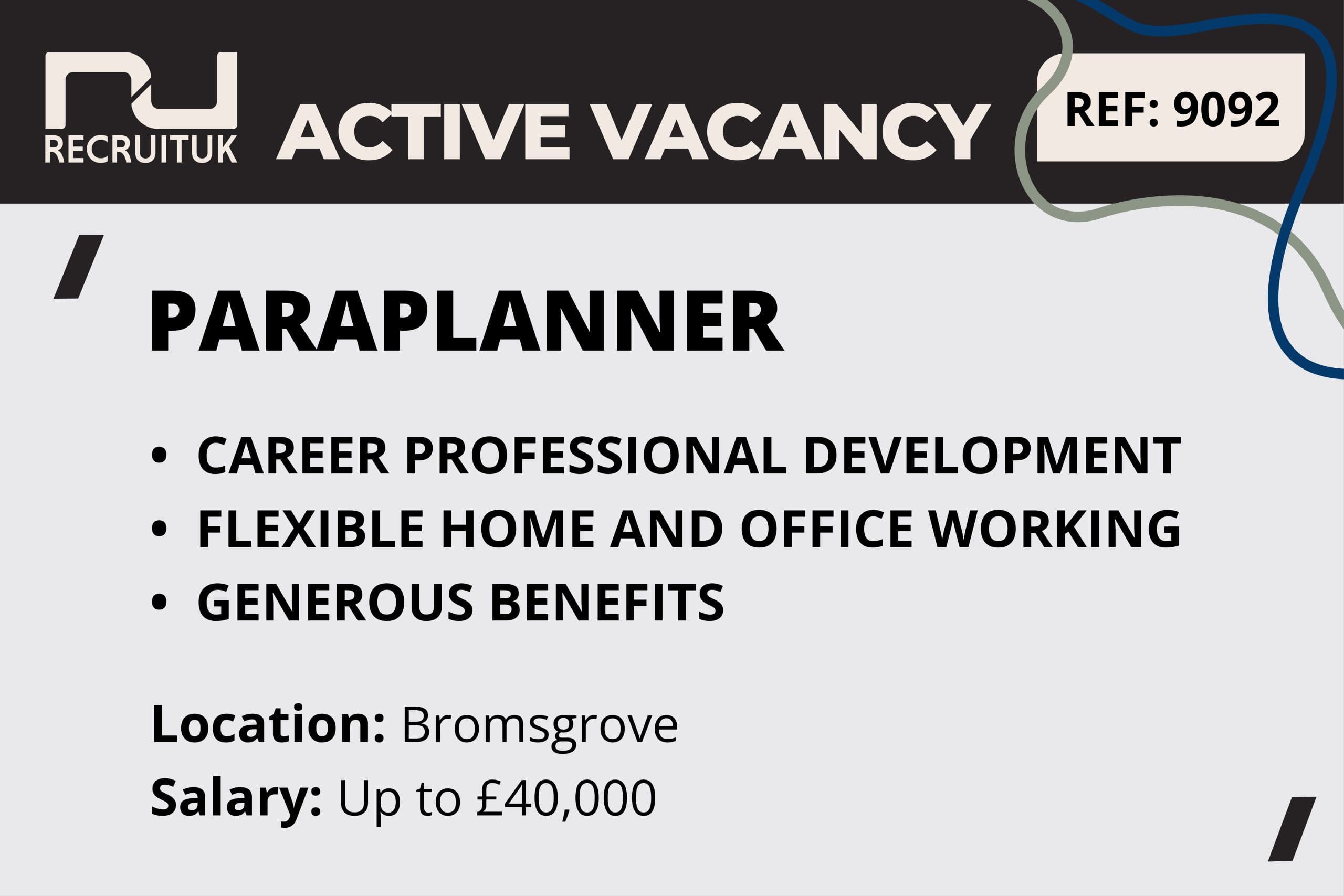 Paraplanner, Bromsgrove