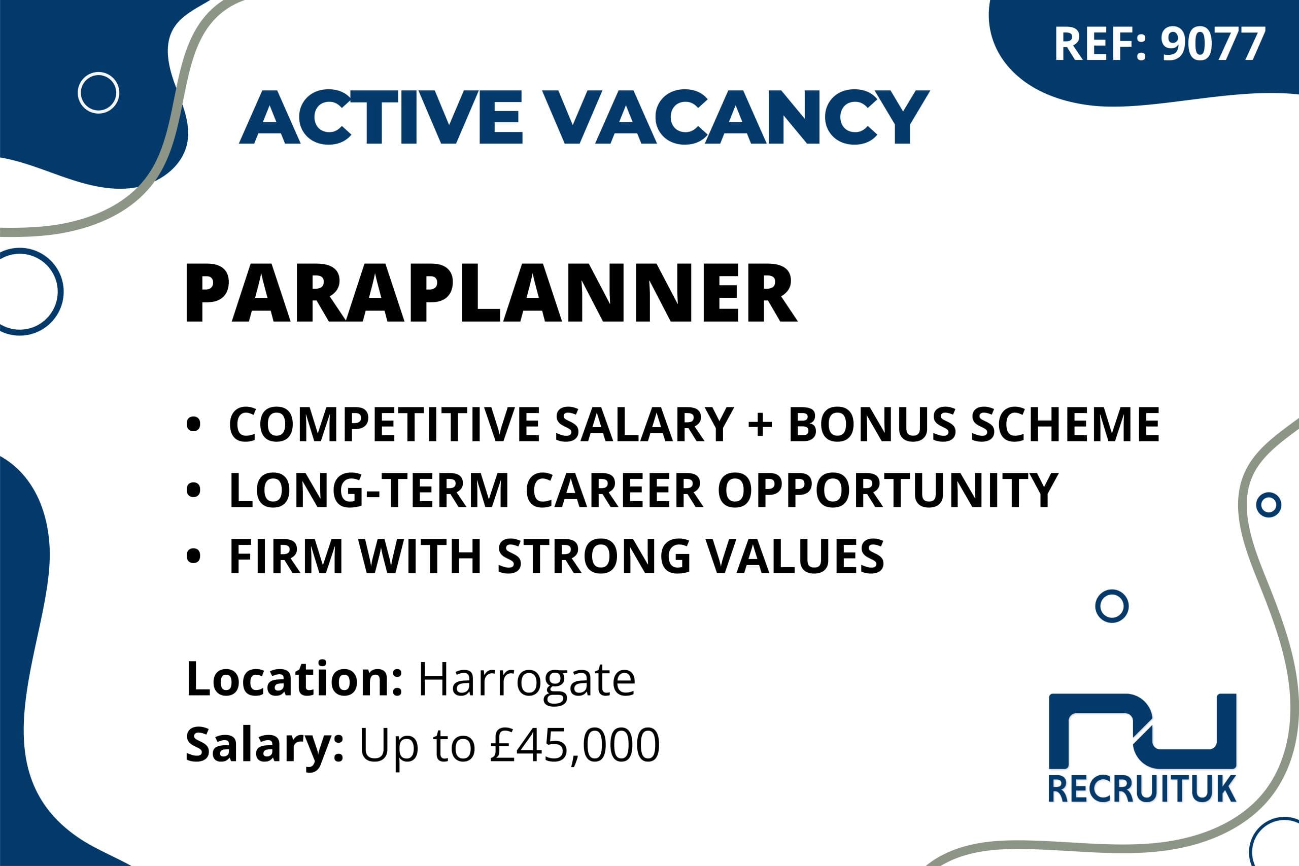 Paraplanner, Harrogate
