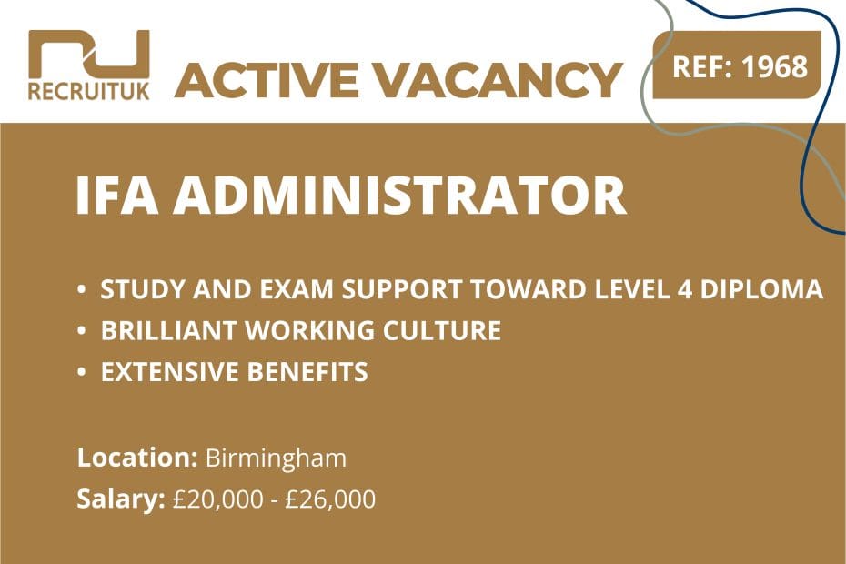 IFA Administrator, Birmingham