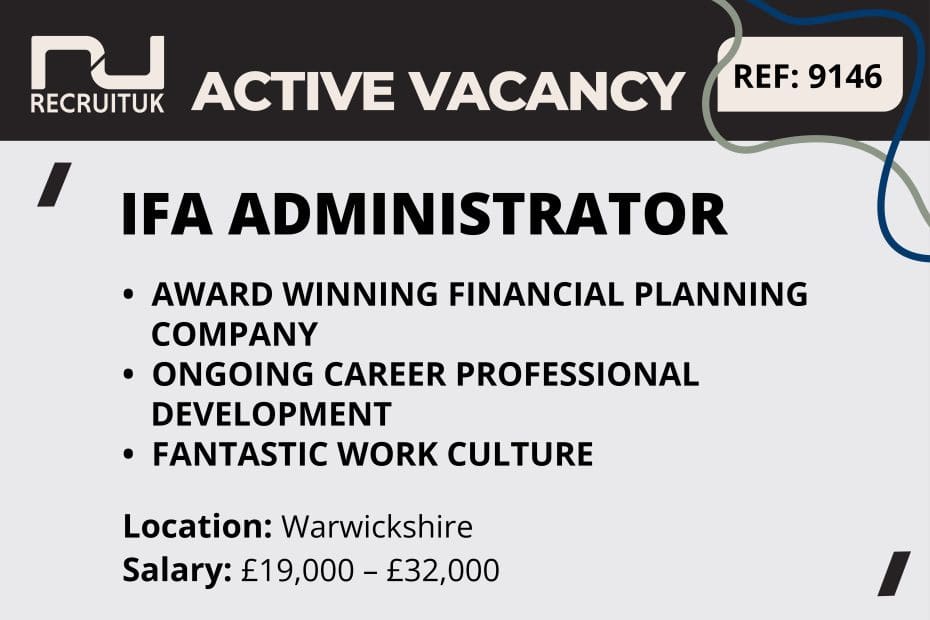 IFA Administrator, Warwickshire