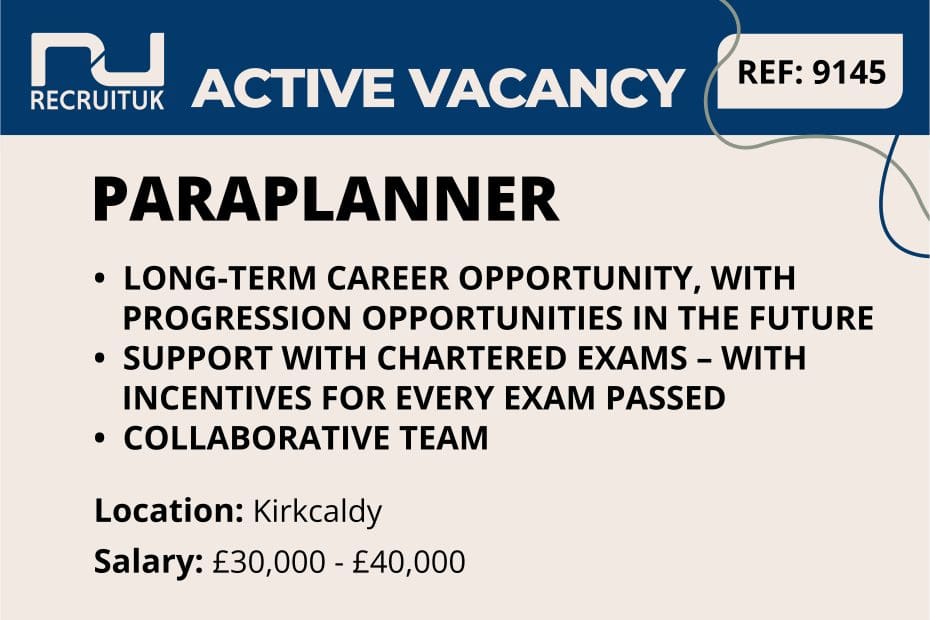 Paraplanner, Kirkcaldy