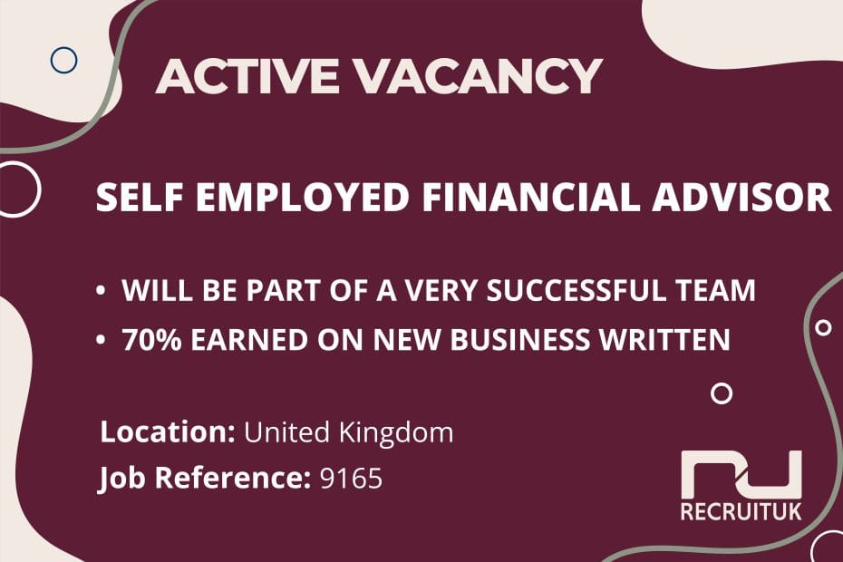 Self Employed Financial Advisor, United Kingdom