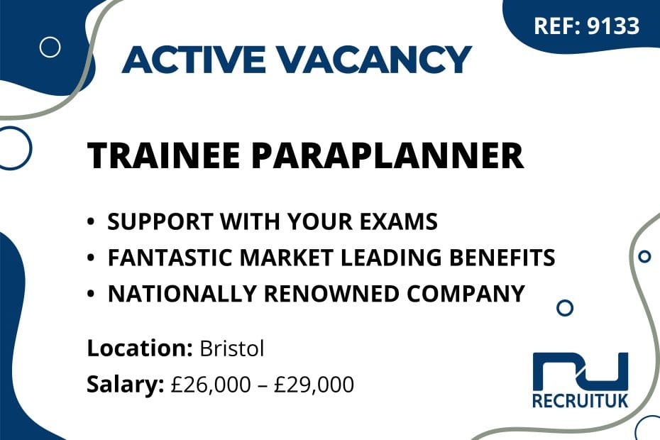 Trainee Paraplanner, Bristol