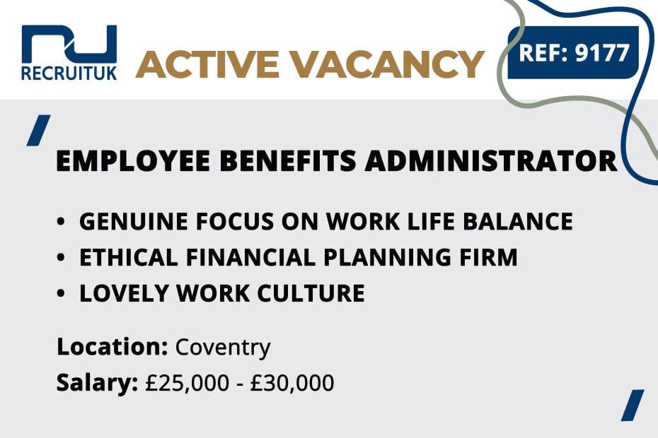Employee Benefits Administrator, Coventry