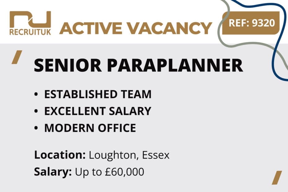 Senior Paraplanner, Loughton, Essex