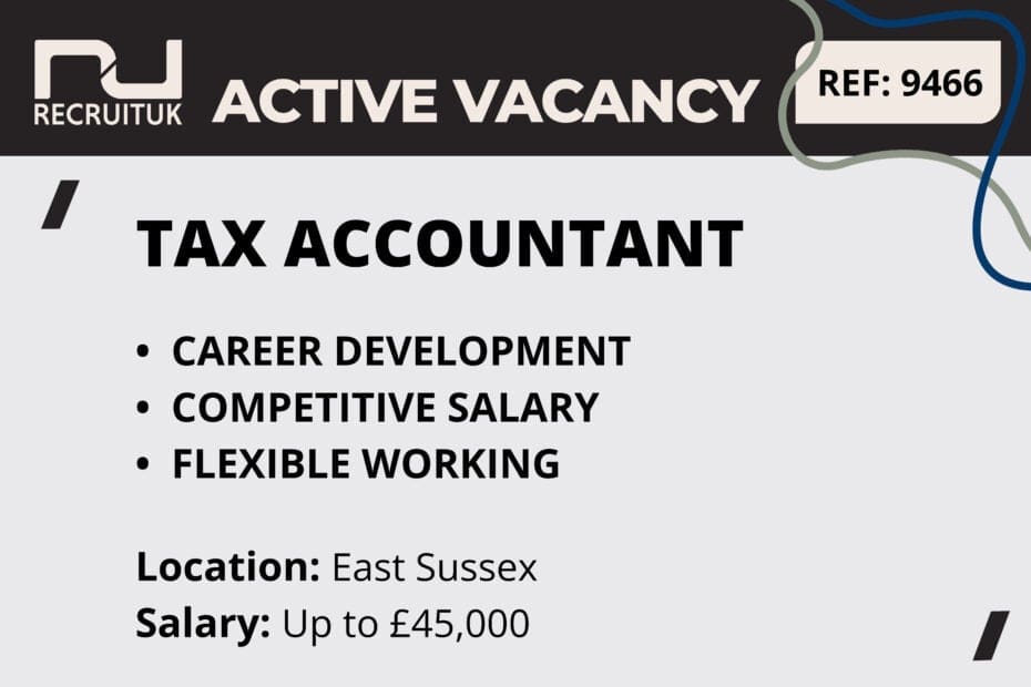 Tax Accountant, East Sussex