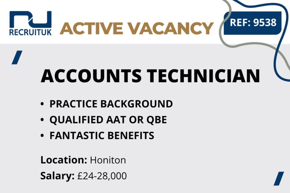 Accounts Technician, Honiton