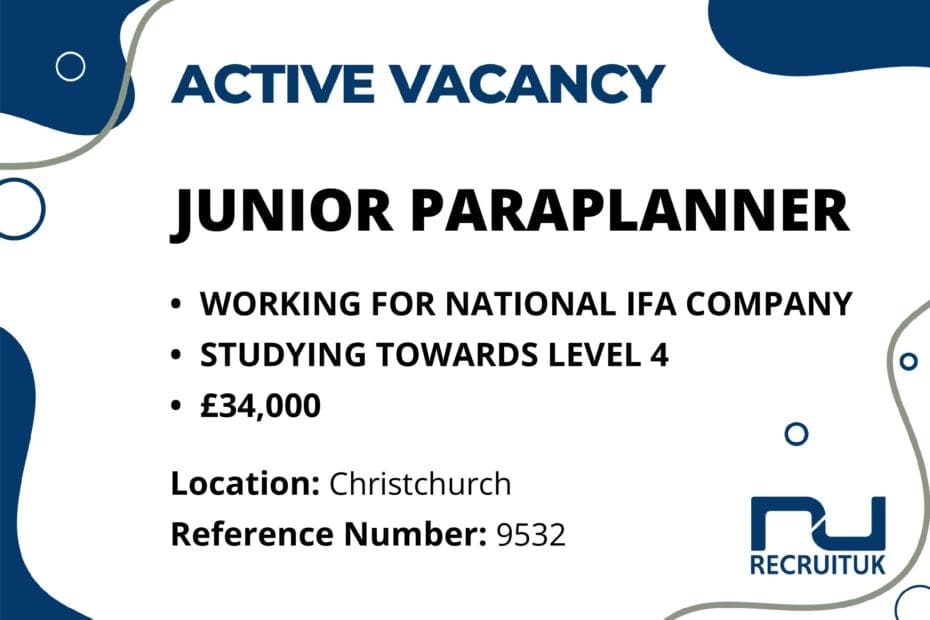 Junior Paraplanner, Christchurch
