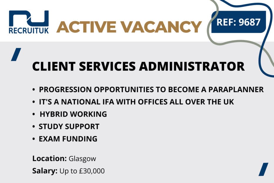 Client Services Administrator, Glasgow