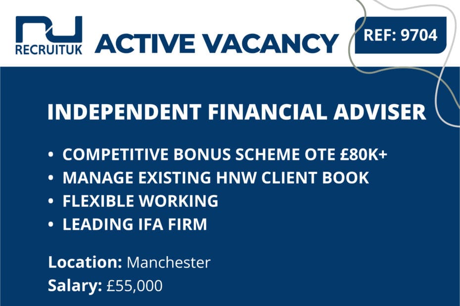 Independent Financial Adviser, Manchester