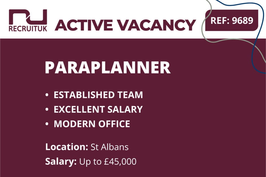 Paraplanner, St Albans