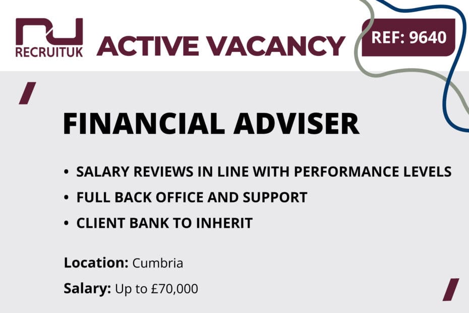 Financial Adviser, Cumbria