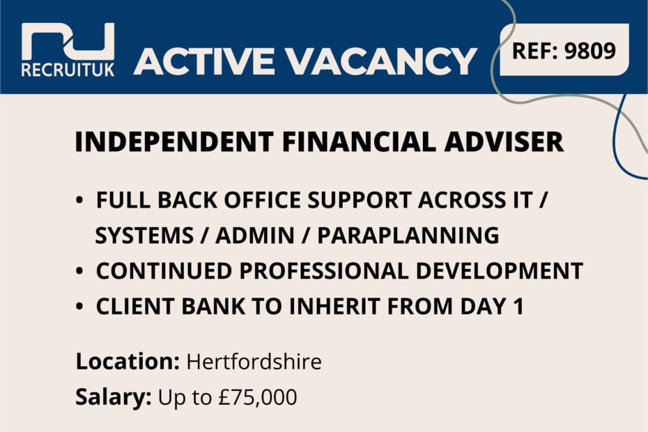 Independent Financial Adviser, Hertfordshire