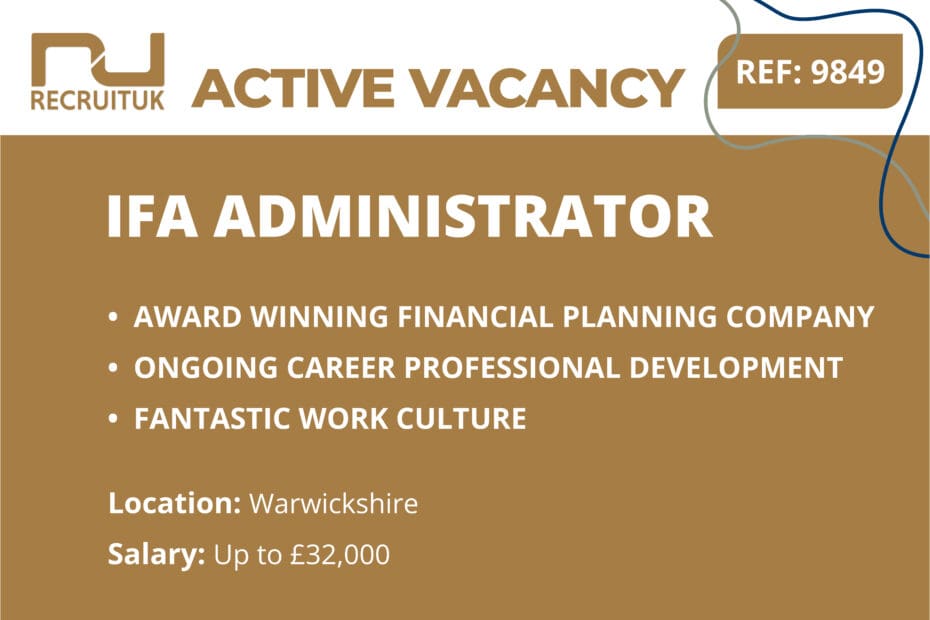 IFA Administrator, Warwickshire