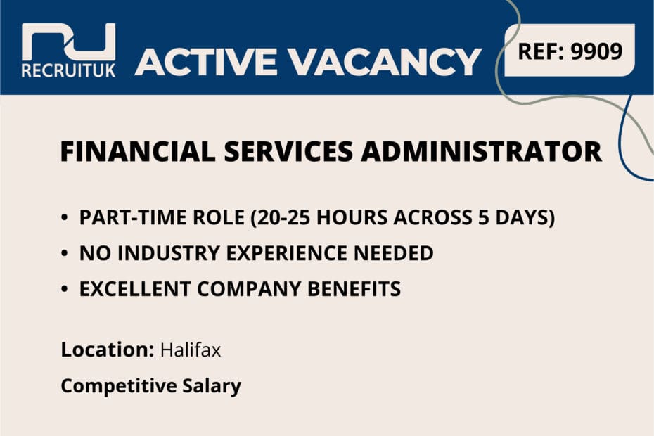 Financial Services Administrator, Halifax