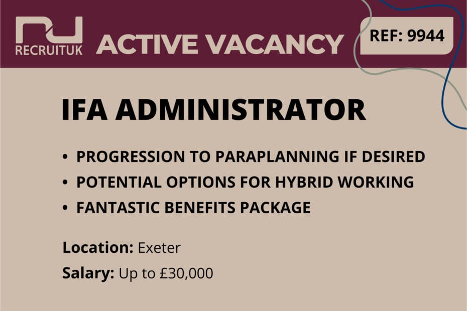 IFA Administrator, Exeter