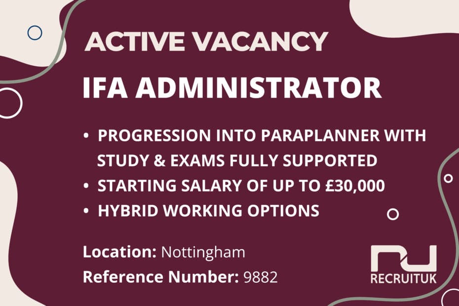 IFA Administrator, Nottingham