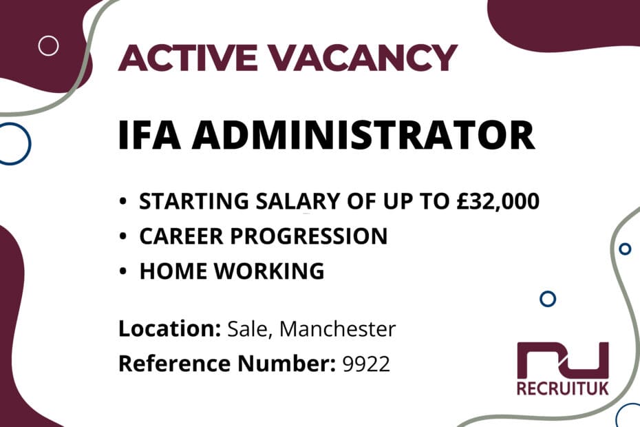 IFA Administrator, Sale, Manchester
