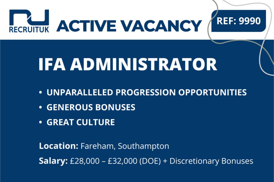 IFA Administrator, Fareham, Southampton