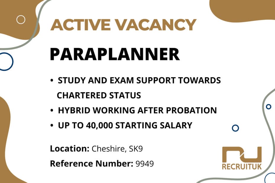 Paraplanner, Cheshire