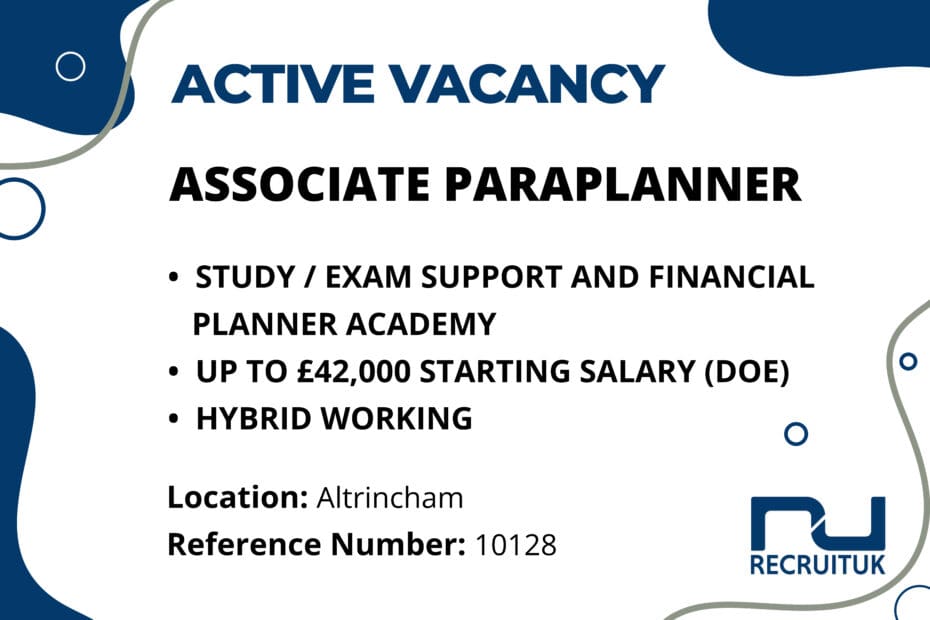 Associate Paraplanner, Altrincham
